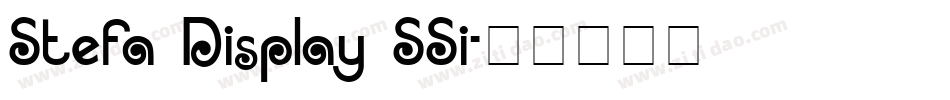 Stefa Display SSi字体转换
